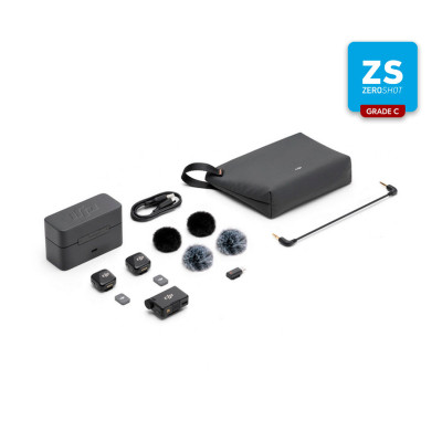 DJI Mic Mini (2 TX + 1 RX + Estuche de carga) (Zero Shot GRADE C)