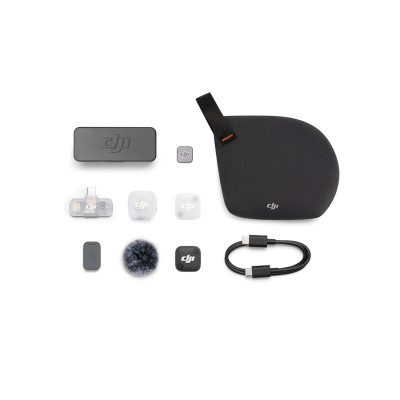 DJI Mic Mini 2 (1TX + 1 Mobile RX + Estojo de carregamento)
