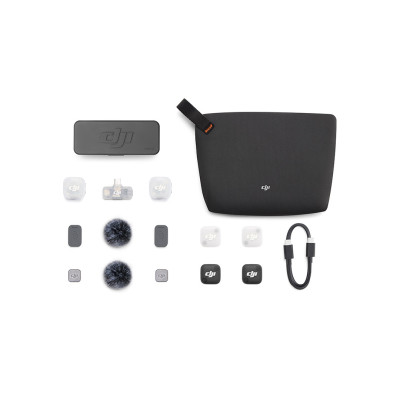 DJI Mic Mini 2 (2TX + 1 Mobile RX + Estojo de carregamento)