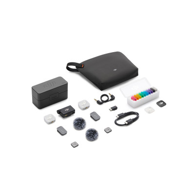 DJI Mic Mini 2 (2TX + 1 RX + Estojo de carregamento)
