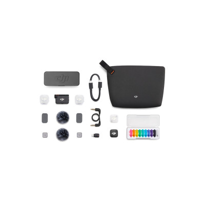 DJI Mic Mini 2 (2TX + 1 RX + Estojo de carregamento)