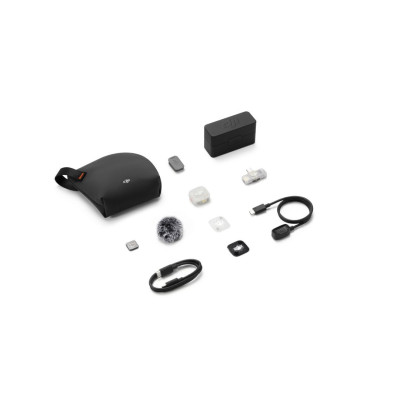 Micro DJI Mic Mini 2S (1 TX + 1 Mobile RX + Estuche de carga)