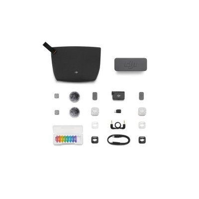 Micro DJI Mic Mini 2S (2 TX + 1 RX + Estuche de carga) (Zero Shot GRADE A)