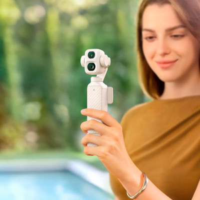 Estabilizador DJI Osmo Pocket 4P Standard Combo (Branco pérola)