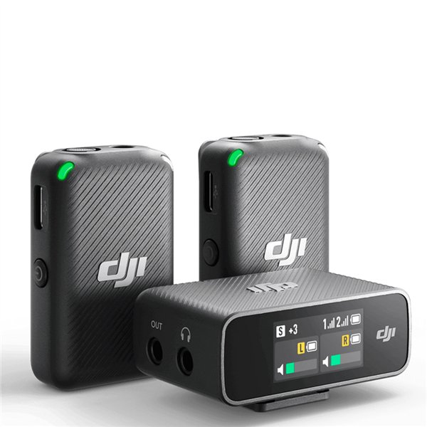 DJI MIC (2 TX + 1 RX + Estojo de carregamento)